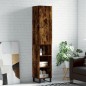 Highboard Räuchereiche 34,5x34x180 cm Holzwerkstoff Highboard Räuchereiche 34,5x34x180 cm Holzwerkstoff