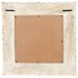 vidaXL Spiegel Weiß 50x50 cm Mango Massivholz vidaXL Spiegel Weiß 50x50 cm Mango Massivholz