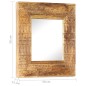 vidaXL Handgeschnitzter Spiegel 50x50x2,5 cm Massivholz Mango vidaXL Handgeschnitzter Spiegel 50x50x2,5 cm Massivholz Mango