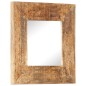 vidaXL Handgeschnitzter Spiegel 50x50x2,5 cm Massivholz Mango vidaXL Handgeschnitzter Spiegel 50x50x2,5 cm Massivholz Mango