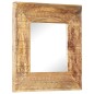 vidaXL Handgeschnitzter Spiegel 50x50x2,5 cm Massivholz Mango vidaXL Handgeschnitzter Spiegel 50x50x2,5 cm Massivholz Mango
