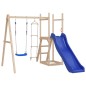 vidaXL Schaukelsitz mit Seilleiter Blau 37x15 cm PE vidaXL Schaukelsitz mit Seilleiter Blau 37x15 cm PE