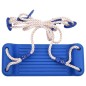 vidaXL Schaukelsitz mit Seilleiter Blau 37x15 cm PE vidaXL Schaukelsitz mit Seilleiter Blau 37x15 cm PE