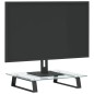 vidaXL Monitorständer Schwarz 40x35x8 cm Hartglas und Metall vidaXL Monitorständer Schwarz 40x35x8 cm Hartglas und Metall