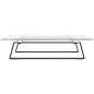 vidaXL Monitorständer Schwarz 40x35x8 cm Hartglas und Metall vidaXL Monitorständer Schwarz 40x35x8 cm Hartglas und Metall