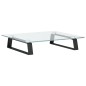 vidaXL Monitorständer Schwarz 40x35x8 cm Hartglas und Metall vidaXL Monitorständer Schwarz 40x35x8 cm Hartglas und Metall