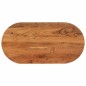 vidaXL Tischplatte 80x40x2,5 cm Oval Massivholz Akazie vidaXL Tischplatte 80x40x2,5 cm Oval Massivholz Akazie