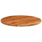 vidaXL Tischplatte Ø80x2,5 cm Rund Massivholz Akazie vidaXL Tischplatte Ø80x2,5 cm Rund Massivholz Akazie
