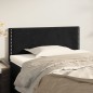 vidaXL Kopfteil Schwarz 100x5x78/88 cm Samt vidaXL Kopfteil Schwarz 100x5x78/88 cm Samt