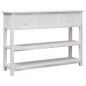 vidaXL Sideboard Antik-Weiß 115x30x76 cm Holz
