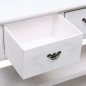 vidaXL Sideboard Antik-Weiß 115x30x76 cm Holz