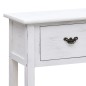 vidaXL Sideboard Antik-Weiß 115x30x76 cm Holz