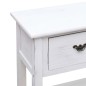 vidaXL Sideboard Antik-Weiß 115x30x76 cm Holz