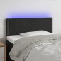 vidaXL LED Kopfteil Schwarz 100x5x78/88 cm Samt vidaXL LED Kopfteil Schwarz 100x5x78/88 cm Samt