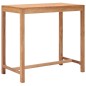 vidaXL Outdoor-Bartisch 110x60x105 Massivholz Teak vidaXL Outdoor-Bartisch 110x60x105 Massivholz Teak
