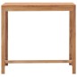 vidaXL Outdoor-Bartisch 110x60x105 Massivholz Teak vidaXL Outdoor-Bartisch 110x60x105 Massivholz Teak