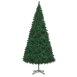 vidaXL Künstlicher Weihnachtsbaum Beleuchtung & Kugeln 500 cm Grün