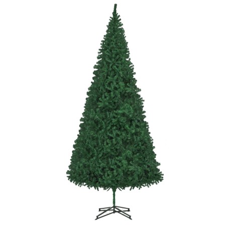 vidaXL Künstlicher Weihnachtsbaum Beleuchtung & Kugeln 500 cm Grün