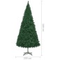 vidaXL Künstlicher Weihnachtsbaum Beleuchtung & Kugeln 500 cm Grün vidaXL Künstlicher Weihnachtsbaum Beleuchtung & Kugeln 500 cm Grün