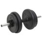 vidaXL Langhantel und Kurzhantel mit Gewichten 60 kg vidaXL Langhantel und Kurzhantel mit Gewichten 60 kg