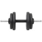 vidaXL Langhantel und Kurzhantel mit Gewichten 60 kg vidaXL Langhantel und Kurzhantel mit Gewichten 60 kg