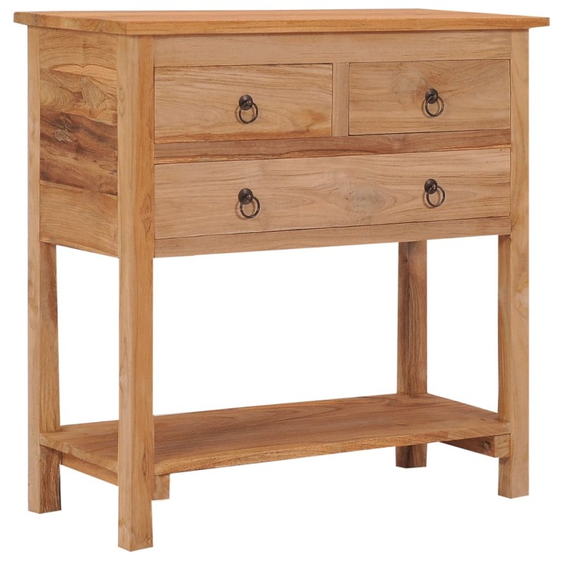 vidaXL Sideboard 78x35x80 cm Massivholz Teak vidaXL Sideboard 78x35x80 cm Massivholz Teak