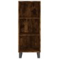 Highboard Räuchereiche 34,5x34x180 cm Holzwerkstoff Highboard Räuchereiche 34,5x34x180 cm Holzwerkstoff