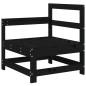 vidaXL 6-tlg. Garten-Lounge-Set Schwarz Massivholz Kiefer vidaXL 6-tlg. Garten-Lounge-Set Schwarz Massivholz Kiefer