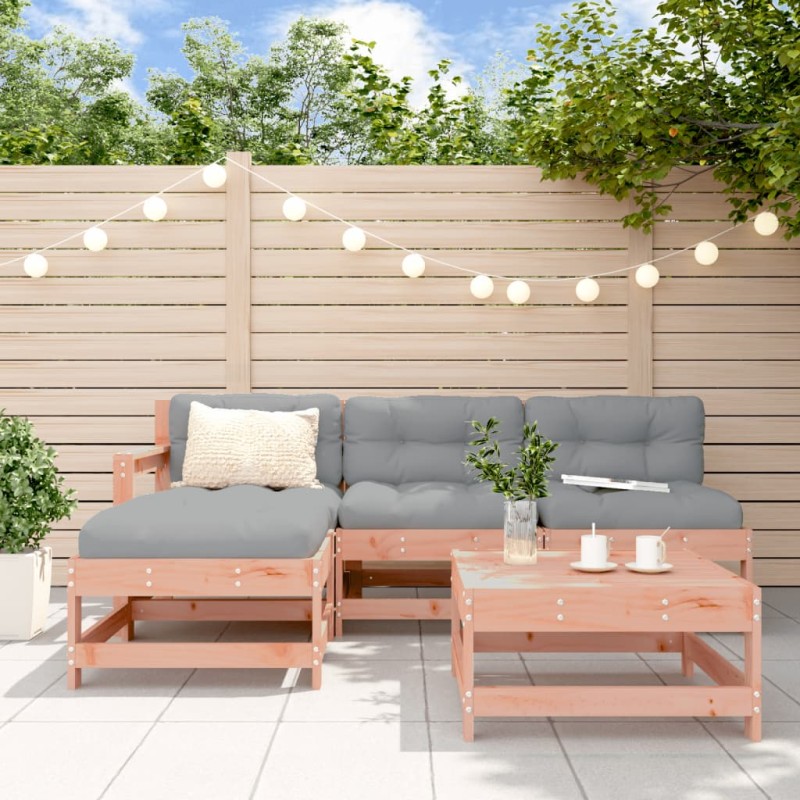 vidaXL 5-tlg. Garten-Lounge-Set Massivholz Douglasie vidaXL 5-tlg. Garten-Lounge-Set Massivholz Douglasie