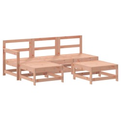 vidaXL 5-tlg. Garten-Lounge-Set Massivholz Douglasie