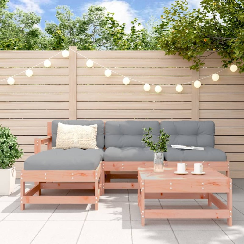 vidaXL 5-tlg. Garten-Lounge-Set Massivholz Douglasie vidaXL 5-tlg. Garten-Lounge-Set Massivholz Douglasie