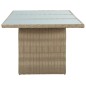 7-tlg. Garten-Essgruppe Poly Rattan Braun 7-tlg. Garten-Essgruppe Poly Rattan Braun