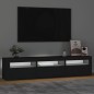 vidaXL TV-Schrank mit LED-Leuchten Schwarz 180x35x40 cm vidaXL TV-Schrank mit LED-Leuchten Schwarz 180x35x40 cm