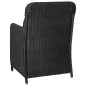9-tlg. Garten-Essgruppe Poly Rattan Schwarz 9-tlg. Garten-Essgruppe Poly Rattan Schwarz