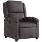 vidaXL Relaxsessel Dunkelbraun Echtleder vidaXL Relaxsessel Dunkelbraun Echtleder