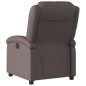 vidaXL Relaxsessel Dunkelbraun Echtleder vidaXL Relaxsessel Dunkelbraun Echtleder