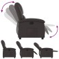 vidaXL Relaxsessel Dunkelbraun Echtleder vidaXL Relaxsessel Dunkelbraun Echtleder