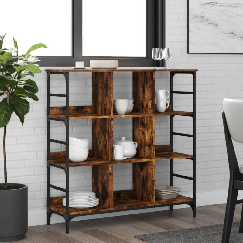 vidaXL Sideboard Räuchereiche 102x32x103,5 cm Holzwerkstoff vidaXL Sideboard Räuchereiche 102x32x103,5 cm Holzwerkstoff