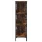 vidaXL Sideboard Räuchereiche 102x32x103,5 cm Holzwerkstoff vidaXL Sideboard Räuchereiche 102x32x103,5 cm Holzwerkstoff