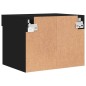 vidaXL Wand-Nachttische mit LED-Leuchten 2 Stk. Schwarz vidaXL Wand-Nachttische mit LED-Leuchten 2 Stk. Schwarz