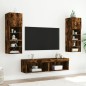 vidaXL TV-Schrank mit LED-Leuchten Räuchereiche 60x30x30 cm vidaXL TV-Schrank mit LED-Leuchten Räuchereiche 60x30x30 cm