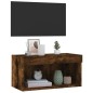 vidaXL TV-Schrank mit LED-Leuchten Räuchereiche 60x30x30 cm vidaXL TV-Schrank mit LED-Leuchten Räuchereiche 60x30x30 cm