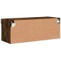 vidaXL TV-Schrank mit LED-Leuchten Räuchereiche 80x30x30 cm vidaXL TV-Schrank mit LED-Leuchten Räuchereiche 80x30x30 cm
