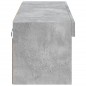 vidaXL TV-Schrank mit LED-Leuchten Betongrau 100x30x30 cm vidaXL TV-Schrank mit LED-Leuchten Betongrau 100x30x30 cm