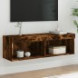 vidaXL TV-Schrank mit LED-Leuchten Räuchereiche 100x30x30 cm vidaXL TV-Schrank mit LED-Leuchten Räuchereiche 100x30x30 cm