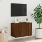 vidaXL TV-Wandschrank Braun Eichen-Optik 60x30x41 cm vidaXL TV-Wandschrank Braun Eichen-Optik 60x30x41 cm
