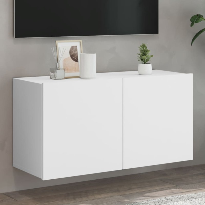 vidaXL TV-Wandschrank Weiß 80x30x41 cm vidaXL TV-Wandschrank Weiß 80x30x41 cm