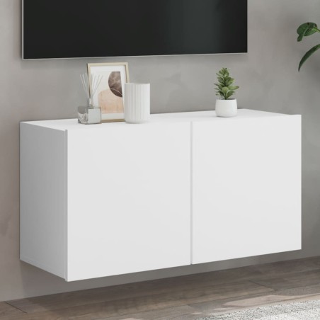 vidaXL TV-Wandschrank Weiß 80x30x41 cm