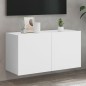 vidaXL TV-Wandschrank Weiß 80x30x41 cm vidaXL TV-Wandschrank Weiß 80x30x41 cm