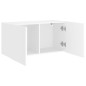 vidaXL TV-Wandschrank Weiß 80x30x41 cm vidaXL TV-Wandschrank Weiß 80x30x41 cm